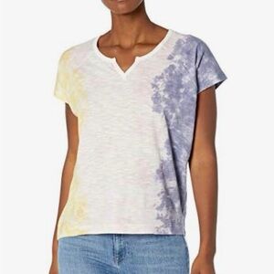 William Rast Isadora Tie Dye Raglan Tee Short Sleeve Size Medium